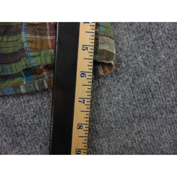 Thornton Bay Shorts Mens 34 Patchwork Madras Plaid Preppy Cotton Casual - Picture 4 of 8